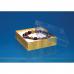 View-top cotton Filled Box (Gold)-3 1/2